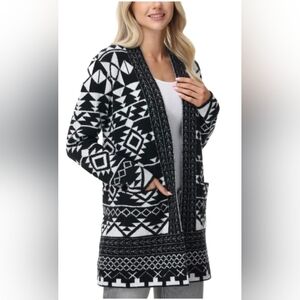 Frye Women's Patterned Cardigan Size Large